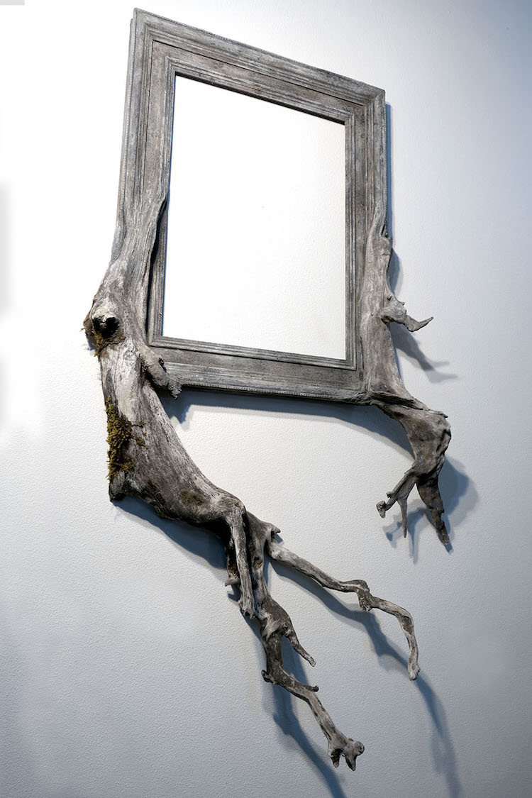 Discarded Frames and Gnarled Tree Branches Form Stunning Fusion Frames 