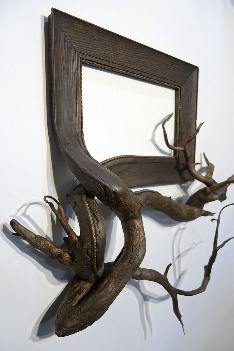 Discarded Frames and Gnarled Tree Branches Form Stunning Fusion Frames 