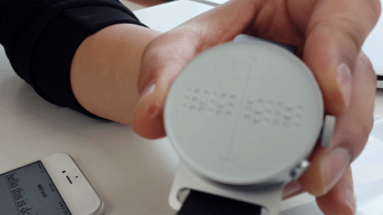 dot braille watch