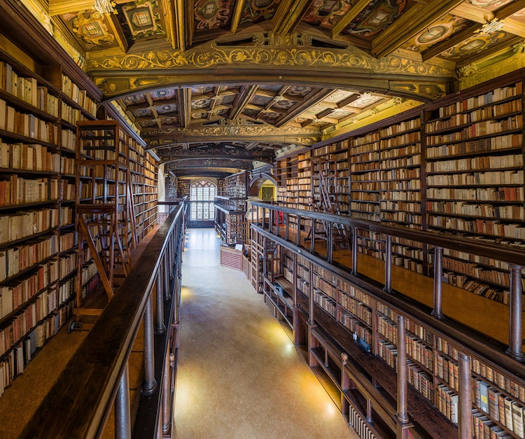 Duke Humfrey's Library - Bodleian Libraries at the University of Oxford oldest europe