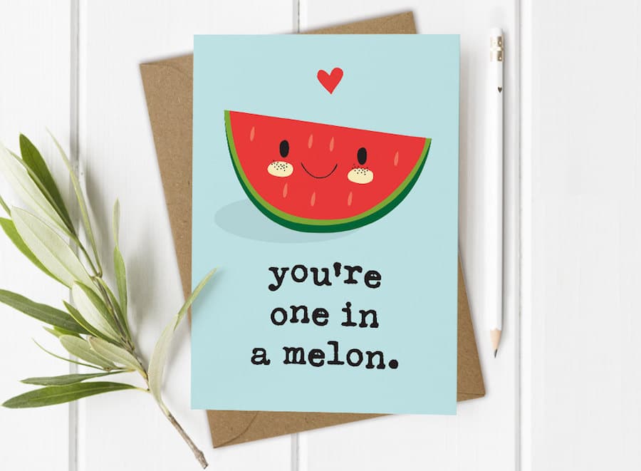Funny Valentine Card Vegan Card Valentine's Day Card Kale Valentine Card