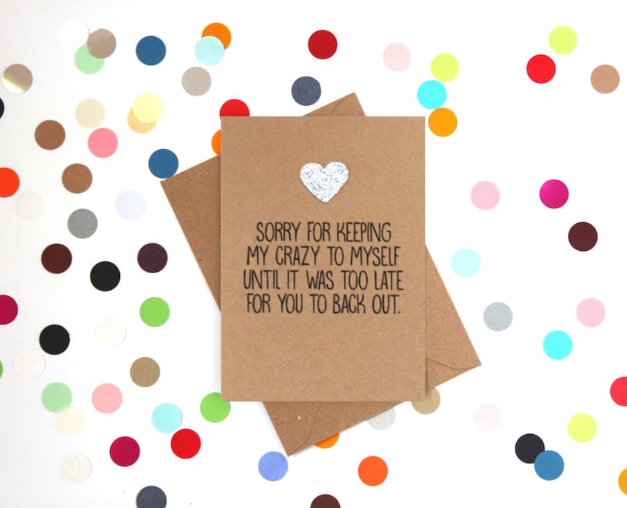 Funny Valentine's Day cards for unromantic people