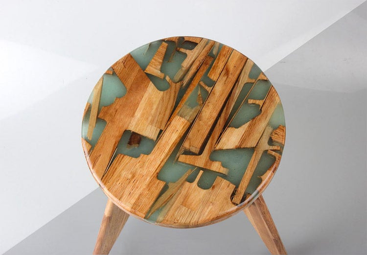 wood and resin furniture