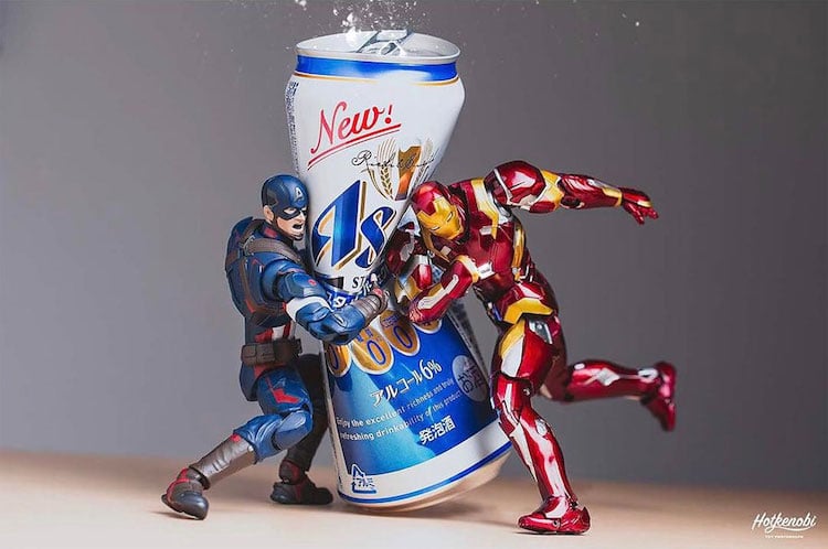 Amusing Action Figure Photography Imagines the Amusing Adventures of Superheroes and Villans