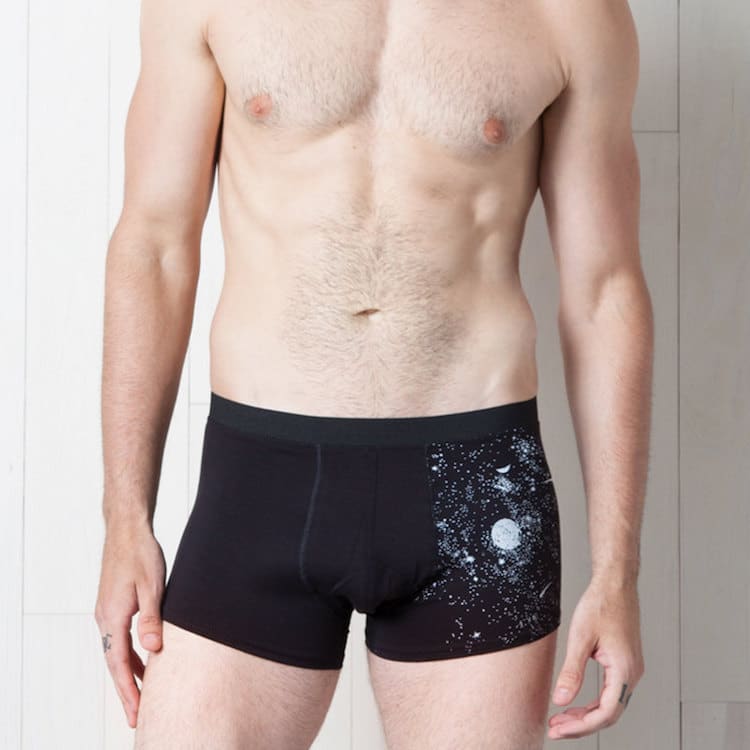 Glow-In-The-Dark Underwear Illuminates a Spectacular Universe