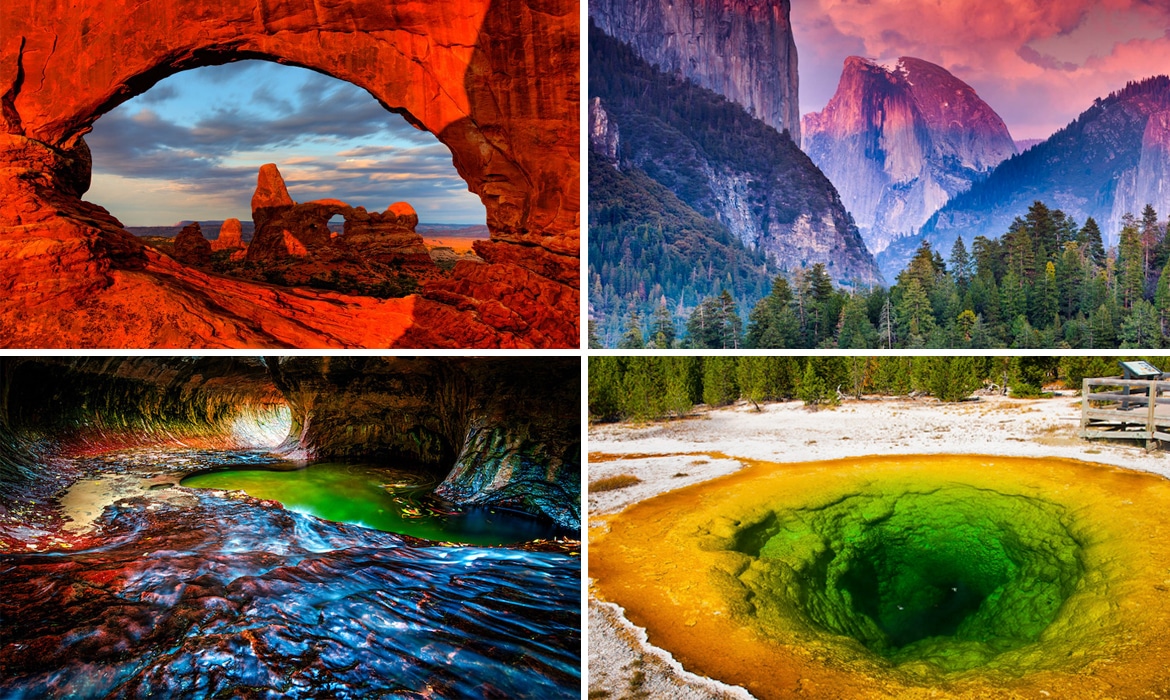 Vibrant National Park Photography Celebrates the Rainbow-Colored USA