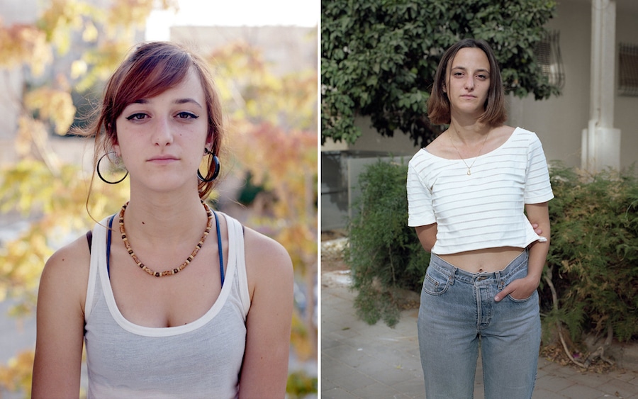 Neta Dror Proyecto de fotografía creativa fotos antes y después chicas israel