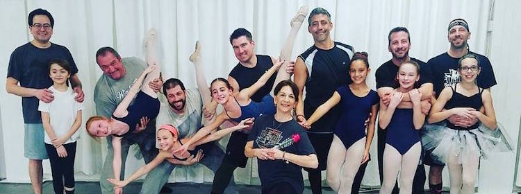 philadelphia dance center dad ballet class dancing dads valentine's day