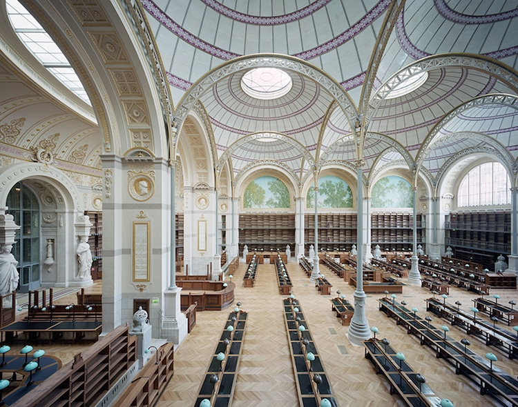 historic renovation of former national library of france