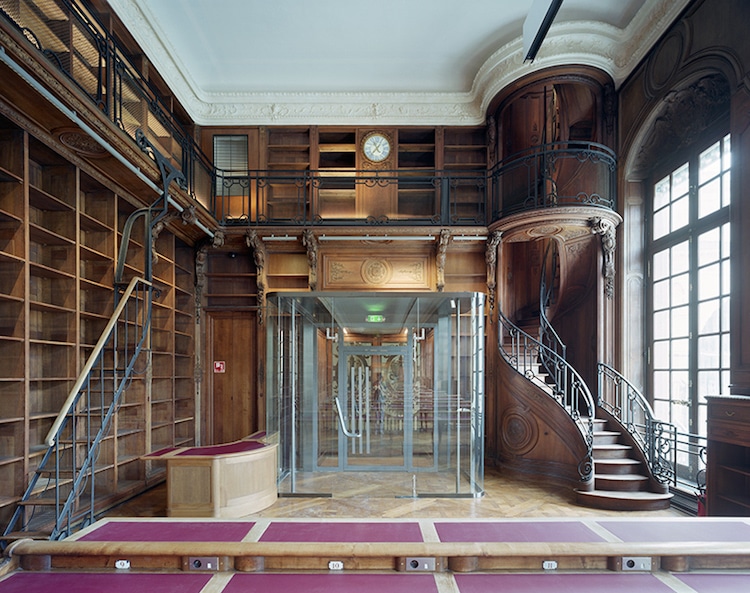 historic renovation of former national library of france gaudin