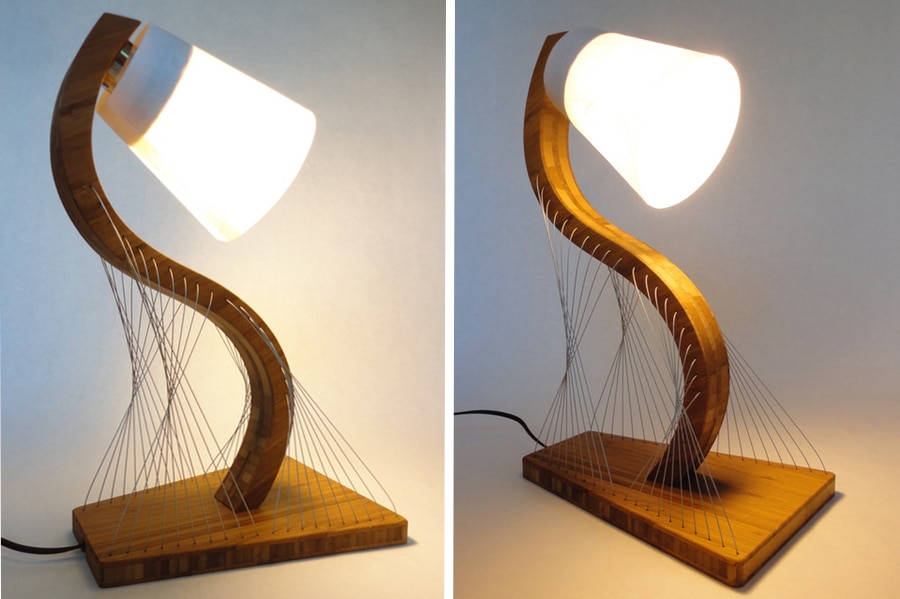 modern furniture design tensegrity lamps robby cuthbert