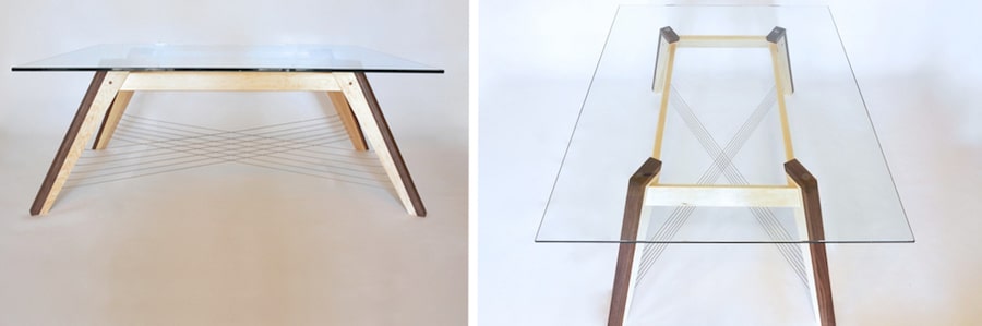 Tensegrity coffee table modern designer furniture