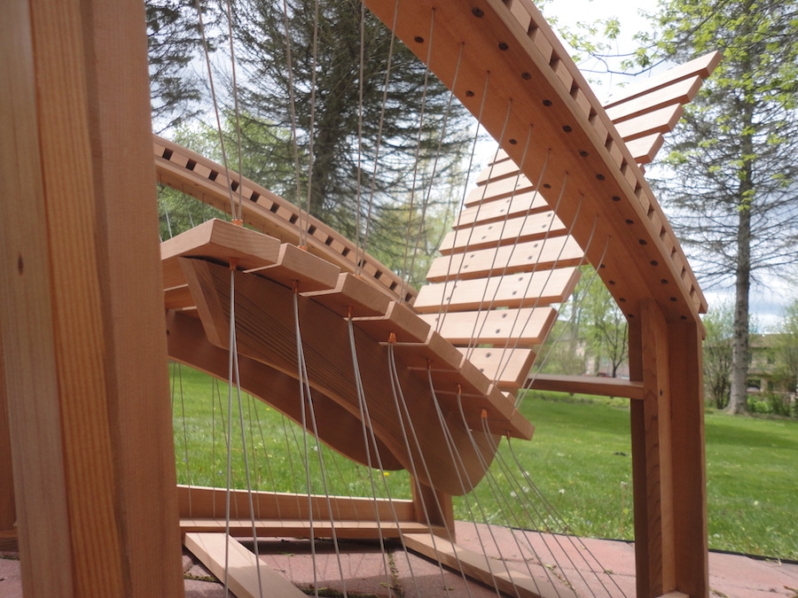 tensegrity adirondack chair by robby cuthbert