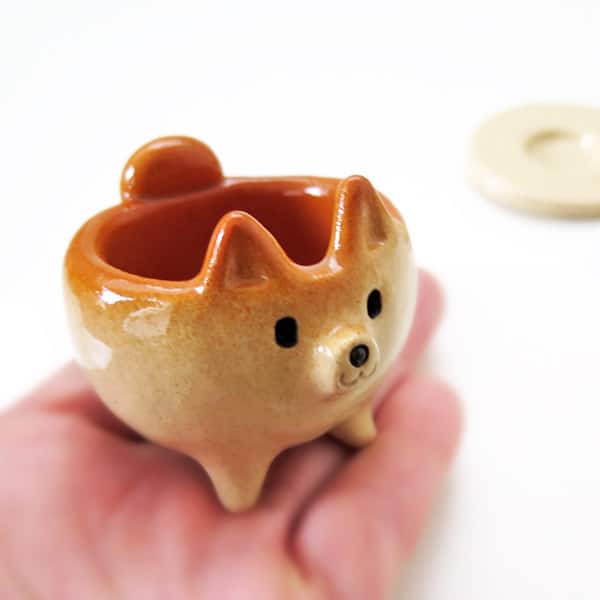 Ceramic Shiba Inus by Siro's Funny Animals