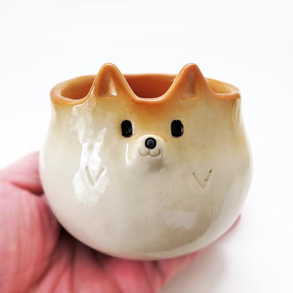 Ceramic Shiba Inus by Siro's Funny Animals