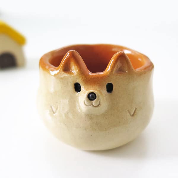 ceramic Shiba Inus Siro's Funny Animals tableware cute animals handmade
