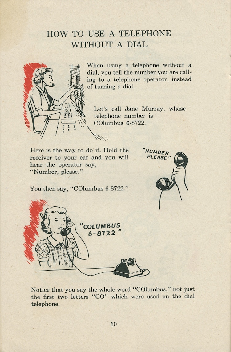 How to Use a Rotary Dial Phone / Telephone 