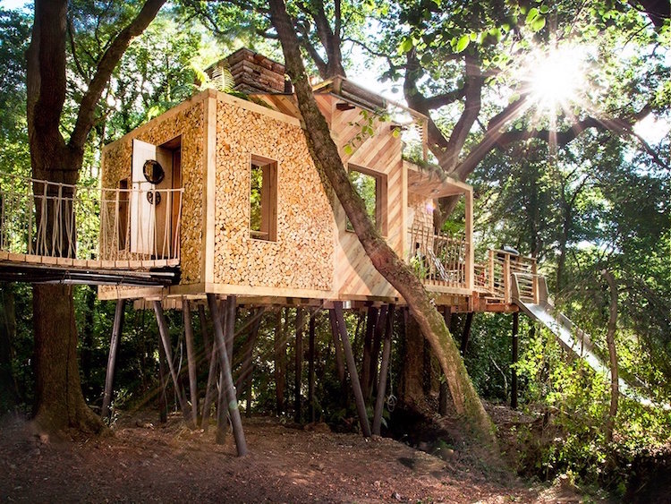 treehouses for grown-ups treehouse travel cabin woodsman treehouse guy mallinson