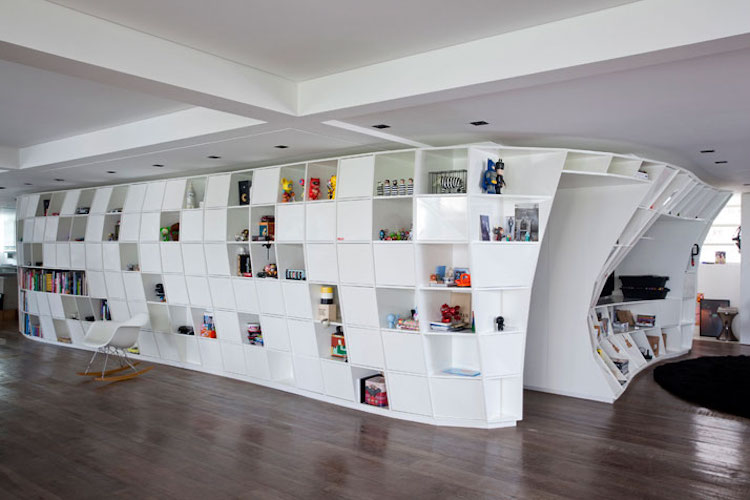 unique bookcases creative bookshelves books design optical illusion