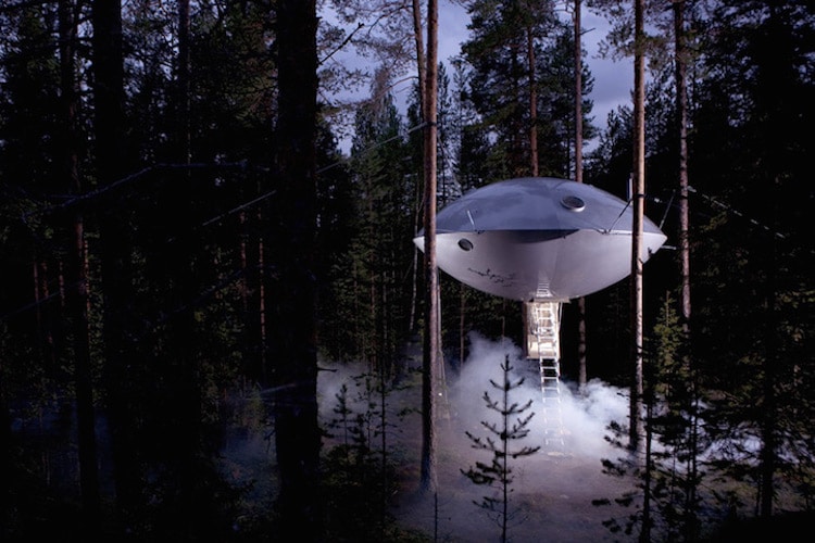 treehouses for grown-ups ufo treehotel