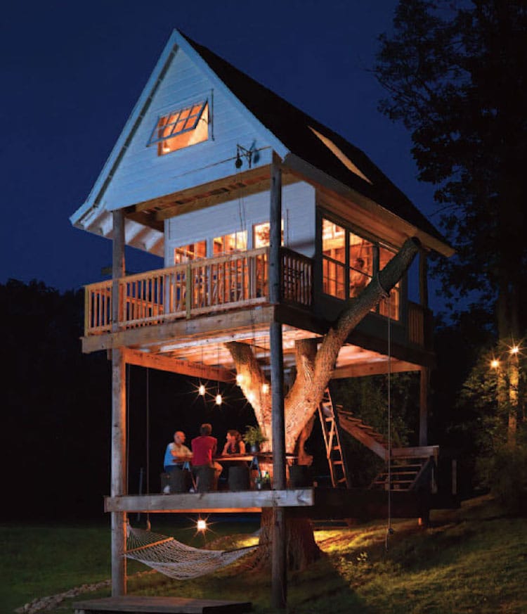 treehouses for grown-ups treehouse travel cabin wandawega toms treehouse