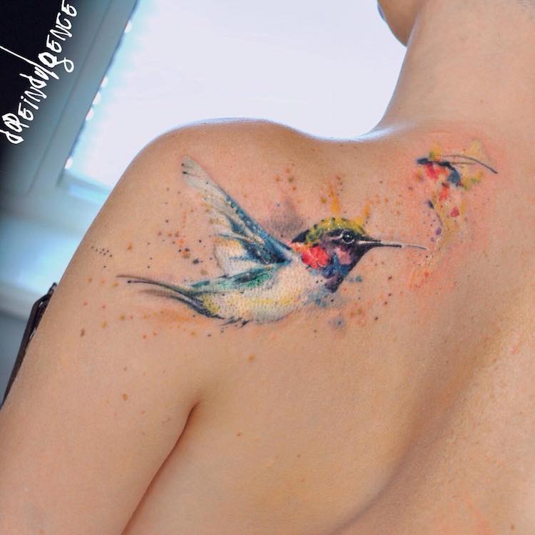 watercolor tattoos