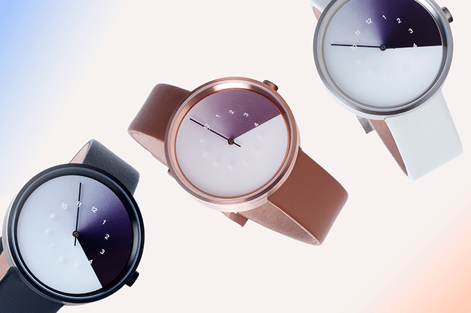 hidden time trio of time jiwoong jung anicorn watches gradient watch shadow