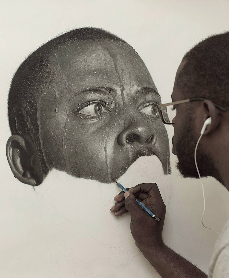 arinze stanely nigerian artist pencil art