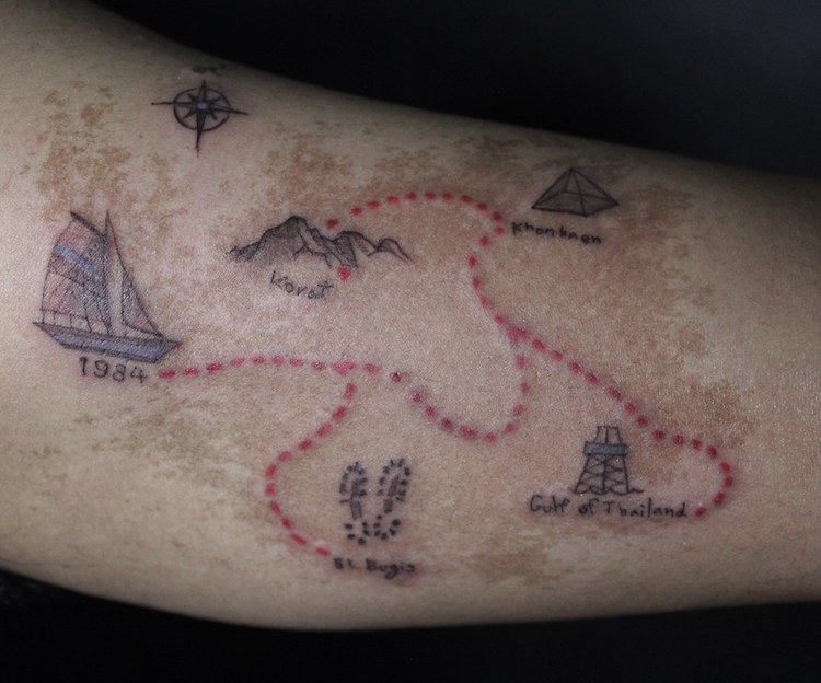 clever birthmark tattoos