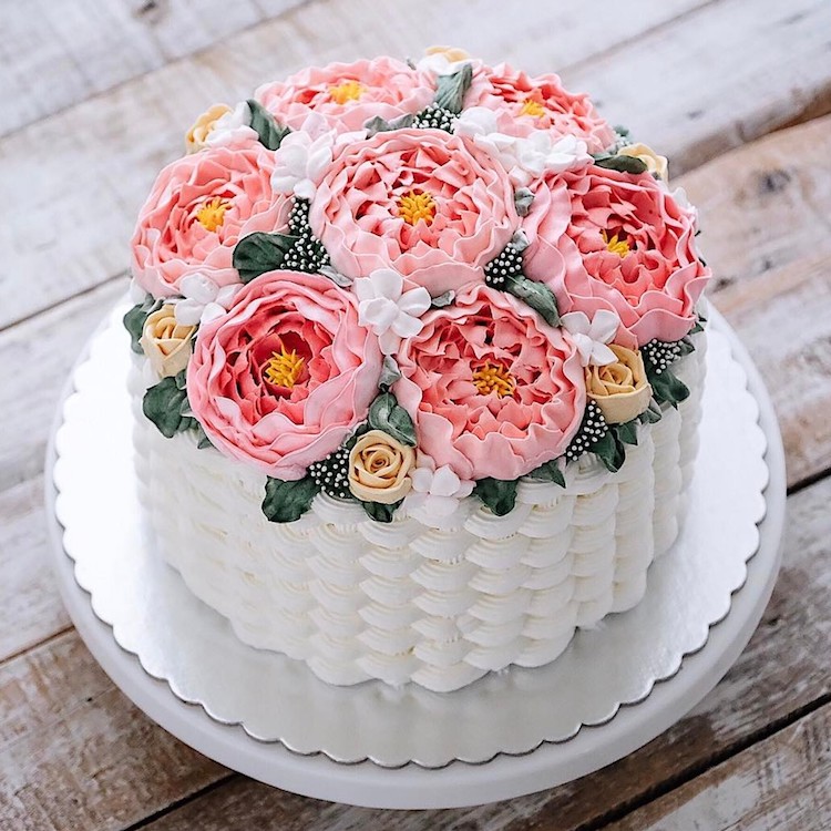 cake flower diy
