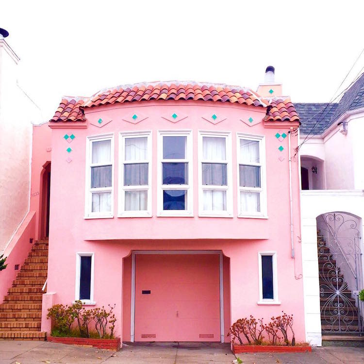san francisco's candy-colored houses spring colorful homes architecture