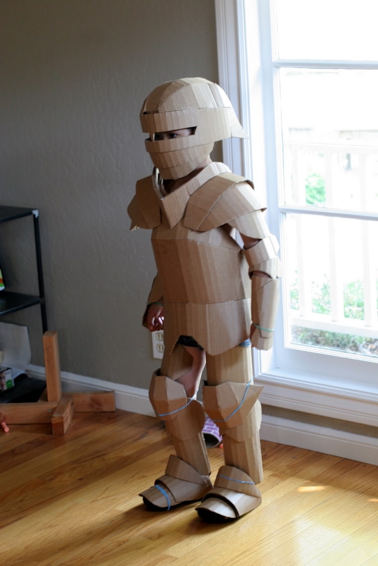 cardboard costume