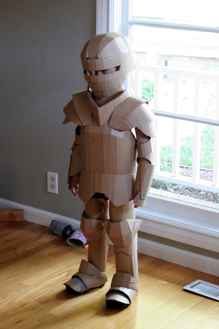 cardboard costume