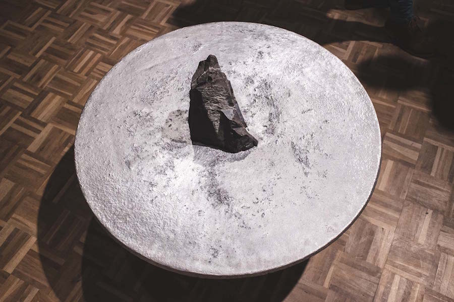 lunar table jesse ede aluminum smelting aluminum table moon table smelted