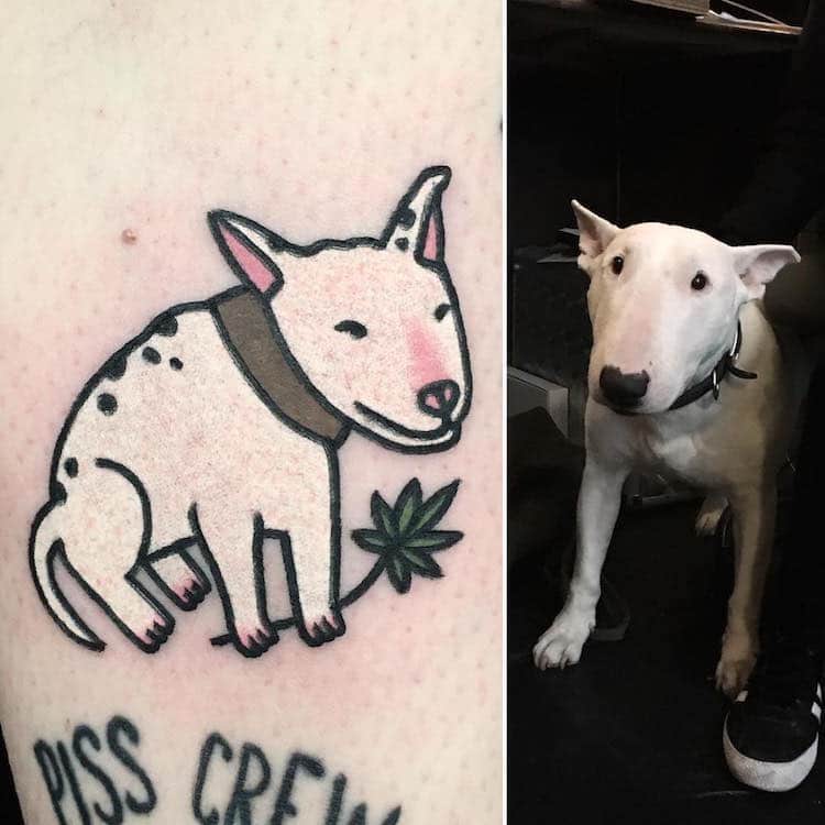 100 Adorable Pet Tattoos People Got To Immortalize Their Best Chums  Bored  Panda