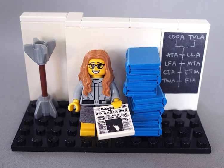 lego women of nasa minifigs