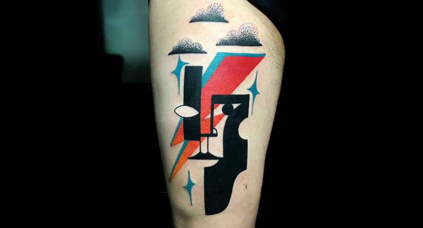 Artistic Expression in Abstract Tattoo Style - Ink Satire Tattoo Blog