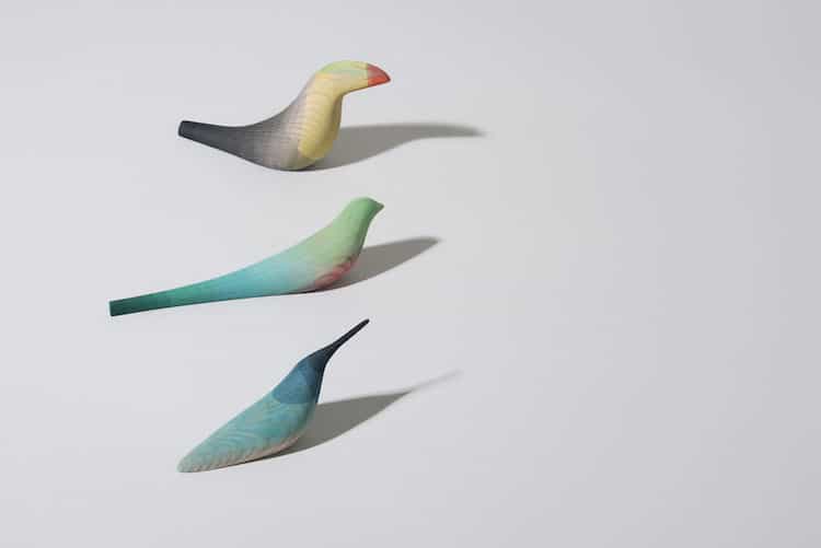 ed birds moises hernandez minimalist wooden sculptures
