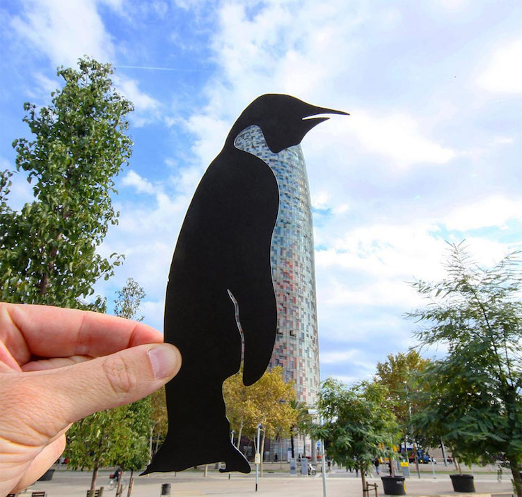 paper cut-out photography paperboyo Rich McCor paper cut-outs travel art landmarks