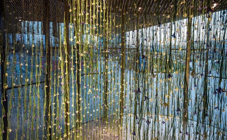 rebecca louise law the iris exhibition ephemeral art decay