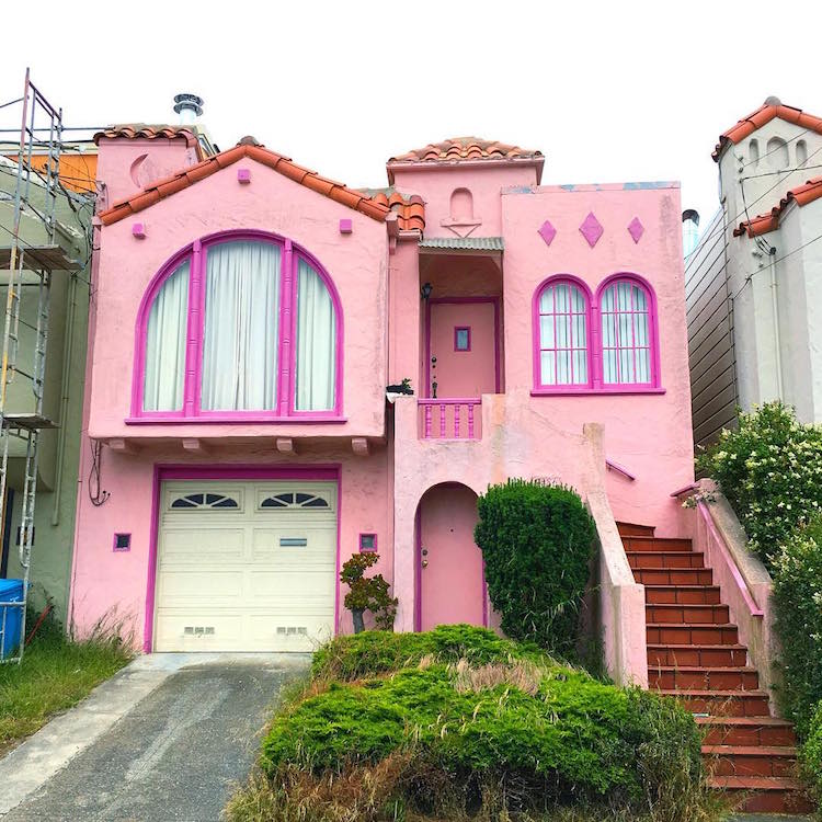 San Francisco colorful houses