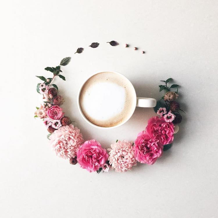 flower arrangement coffee