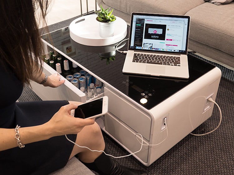 Smart Coffee Table Is A Perfect Hi Tech Companion For Tv Binge Watching