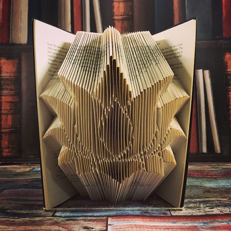 book art art made from books art installation book literary 