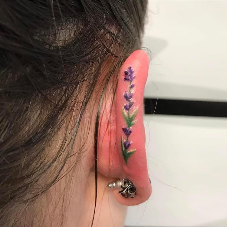 Tattoo on Ear