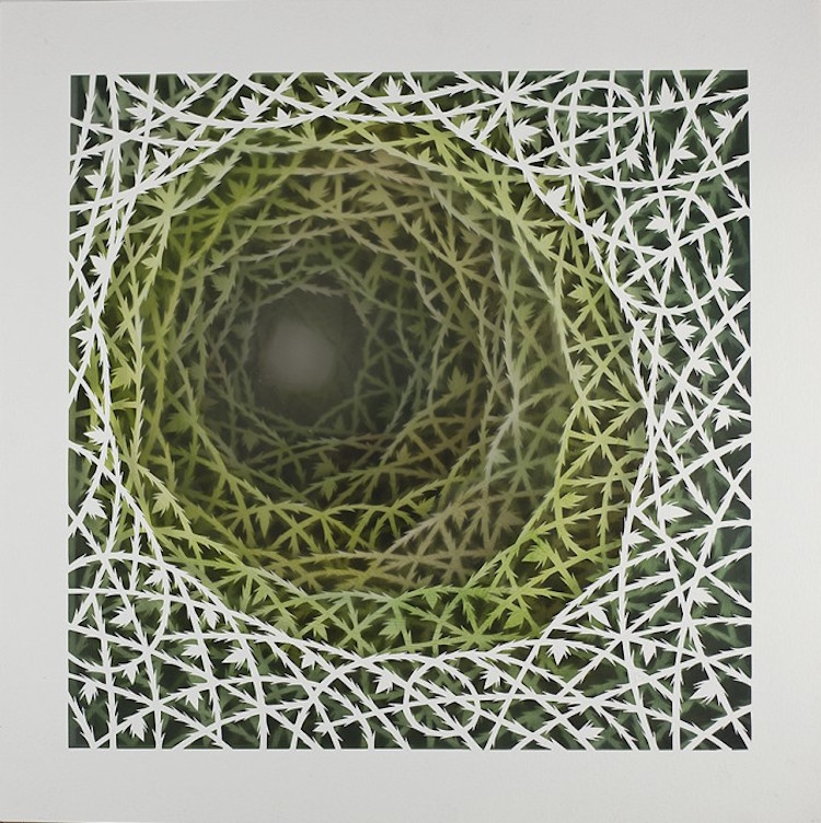 La Pietra La Piuma 3-Dimensional Paper Art by Elisa Mearelli