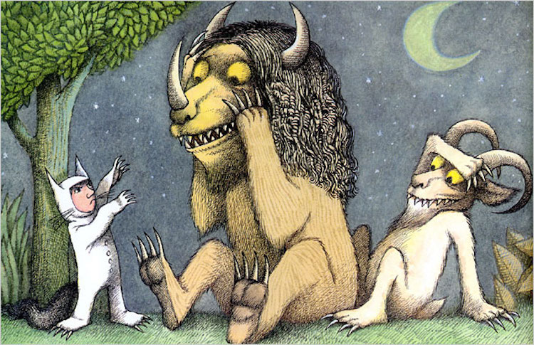 where the wild things are illustration