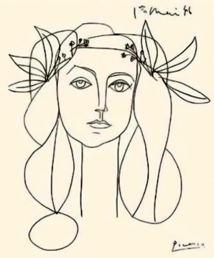 picasso head of a woman