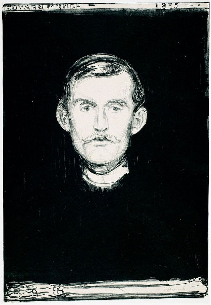 Famous Self-Portraits Art History Edvard Munch Famous Self Portraits