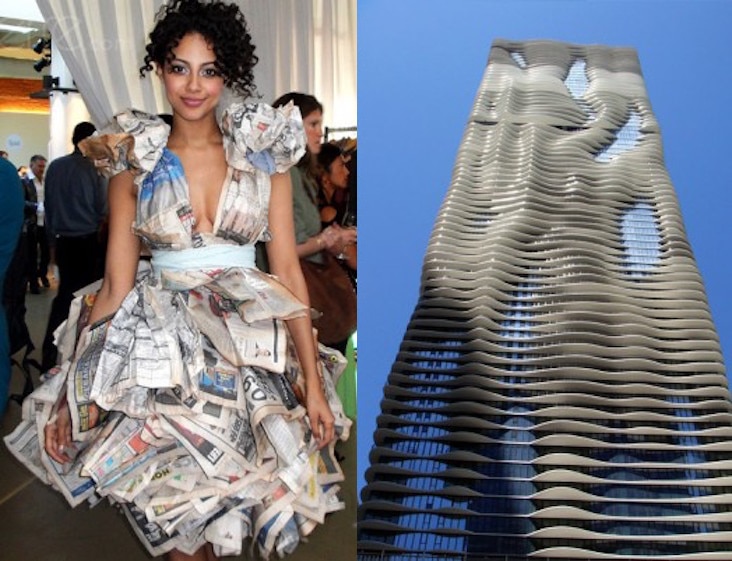 fashion inspired by architecture